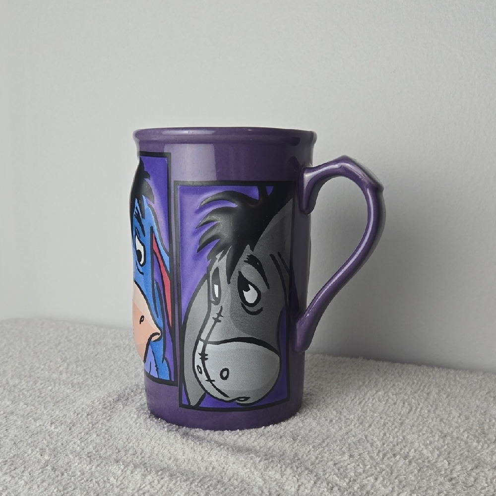 Vintage Disney Store Eeyore Mug - Multiple Expressions - Winnie the Pooh